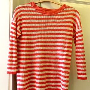 Jcrew striped knit sweater